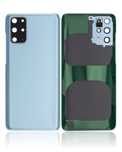 Vitre arrière - avec vitre caméra pour SAMSUNG S20 Plus - Blue - Sans logo