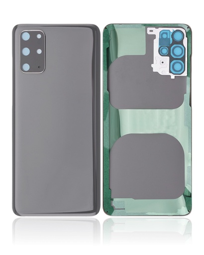 Vitre arrière - avec vitre caméra pour SAMSUNG S20 Plus - G985F - gris - Sans logo