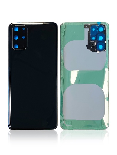 Vitre arrière - avec vitre caméra pour SAMSUNG S20 Plus - G985F - Noir - Sans logo