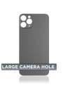 Vitre arrière Pour iPhone 11 Pro Max - Sans logo - Large Camera Hole - Gris sidéral