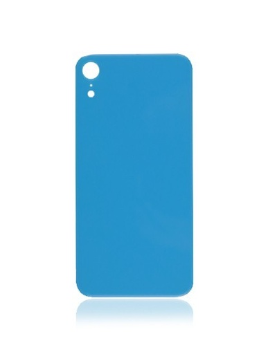 [107082002397] Vitre arrière pour iPhone XR (No Logo) - Bleu