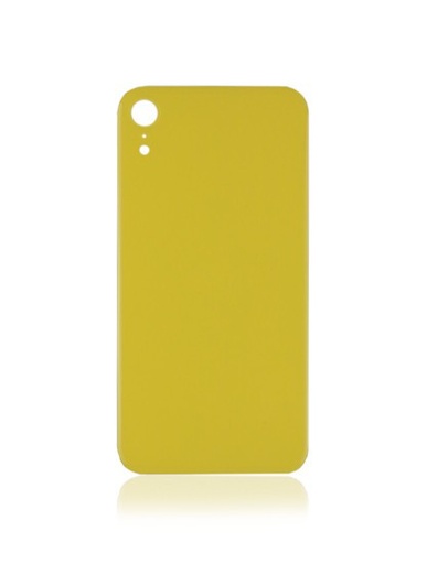 Vitre arrière pour iPhone XR - No Logo - Jaune