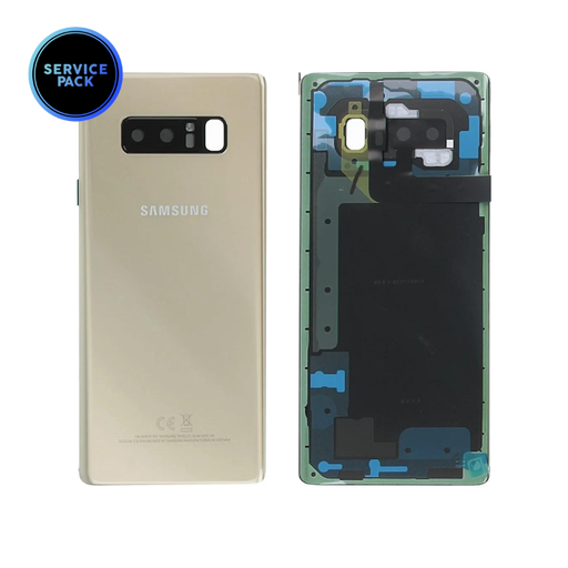 [GH82-14979D] Vitre arrière pour SAMSUNG Note 8 - N950F - SERVICE PACK - Or