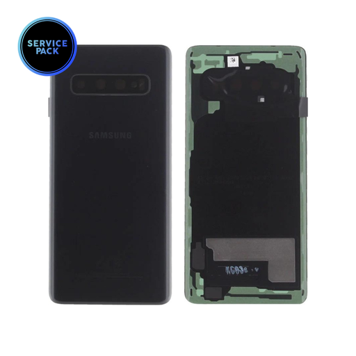 [GH82-18378A] Vitre arrière pour SAMSUNG S10 - G973F - SERVICE PACK - Noir