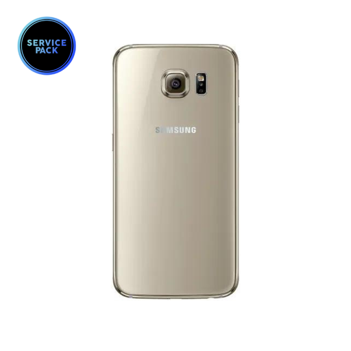 [GH82-09825C] Vitre arrière pour SAMSUNG S6 - G920F - SERVICE PACK - Or