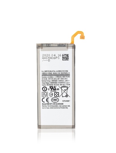 Batterie pour SAMSUNG A6 - J6 - J8 - A600F - J600F - J800F - EB-BJ800ABE