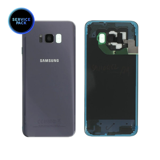 [GH82-14015C] Vitre arrière pour SAMSUNG S8 Plus - G955F - SERVICE PACK - Gris Orchidée