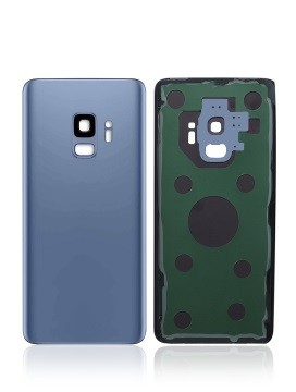Vitre arrière pour SAMSUNG S9 - G960F - Bleu - sans logo