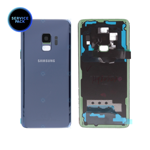 [GH82-15865D] Vitre arrière pour SAMSUNG S9 - G960F - SERVICE PACK - Bleu corail