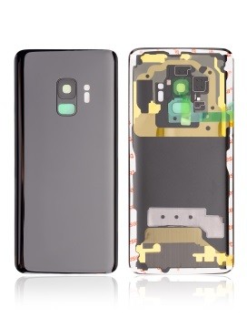 [107082013144] Vitre arrière SAMSUNG S9 - G960F - Noir