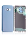 Vitre arrière - avec vitre caméra compatible SAMSUNG S8 - Bleu - Sans logo