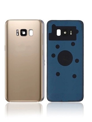 Vitre arrière avec lentille caméra pour SAMSUNG S8 - Or