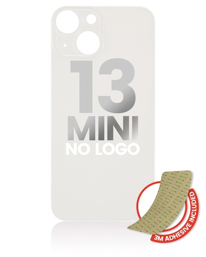 Vitre arrière pour iPhone 13 Mini - Sans logo - Lumière stellaire