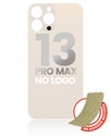 Vitre arrière pour iPhone 13 Pro Max - Sans logo - Or