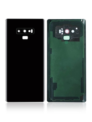 [107082012287] Vitre arrière compatible SAMSUNG Note 9 - N960F - Noir - Sans logo