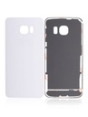 Vitre arrière pour SAMSUNG S6 Edge - G925F - Blanc - Sans logo