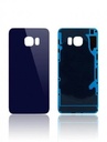 Vitre arrière pour SAMSUNG S6 Edge Plus - G928F - Bleu - Sans logo