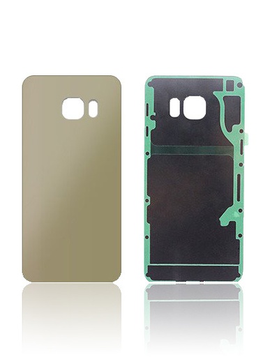 Vitre arrière compatible SAMSUNG S6 Edge Plus - G928F - Or - Sans logo