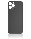 Vitre arrière pour iPhone 12 Pro Max - Sans logo - Large Camera Hole - Graphite