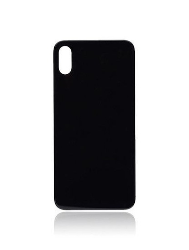 [107082002169] Vitre arrière compatible iPhone X - No Logo - Gris sidéral