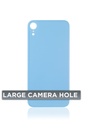 Vitre arrière pour iPhone XR (Sans Logo / Large Ouverture Camera) - Bleu