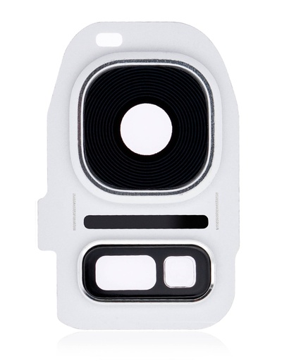 [107082010872] Lentille caméra compatible Samsung Galaxy S7 Edge - Blanc