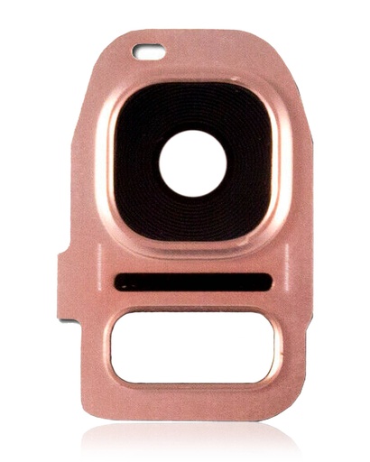 [107082010871] Lentille caméra compatible Samsung Galaxy S7 Edge - Rose Gold