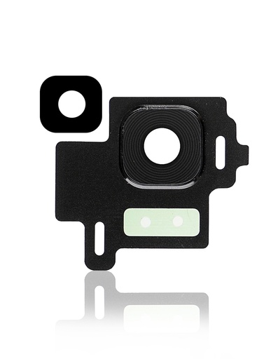Vitre caméra arrière - avec châssis pour SAMSUNG S8 - G950F - Noir