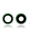 Lentille caméra arrière avec support pour iPhone 12 - 12 Mini - Set de 2 pièces - Saphir véritable - Premium - Vert