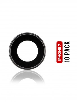 Lot de 10 Lentilles caméra arrière avec support pour iPhone 7