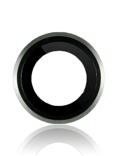 [107082000642] Lentille caméra arrière pour iPhone 6 / 6S - Argent - Pack de 10