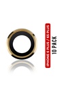 Lot de 10 lentilles caméra arrière pour iPhone 6 Plus - 6S Plus - Or