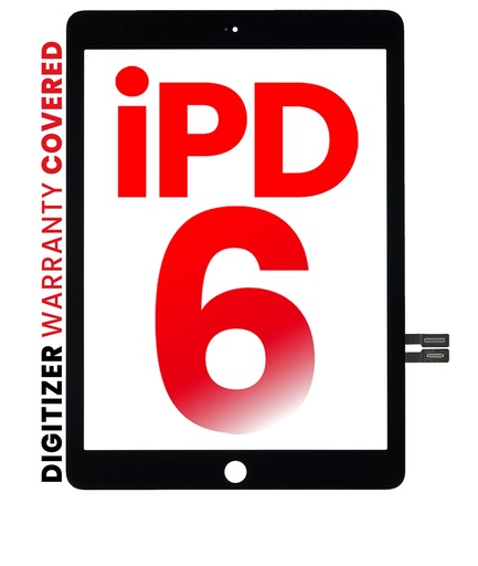 Vitre tactile pour iPad 6 - 2018 - XO7 - Noir