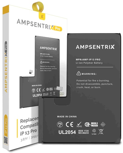 [107082080992] Batterie compatible iPhone 13 Pro - AmpSentrix Pro