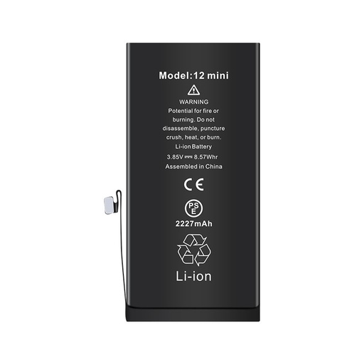 [BATT-IP12M] Batterie iPhone 12 Mini Ti - adhésif inclus