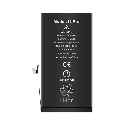 [BATT-IP12P] Batterie iPhone 12 - 12 Pro Ti - adhésif inclus