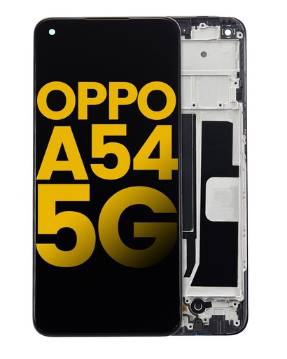 Bloc écran LCD avec châssis pour Oppo A54 5G - Reconditionné - Toutes couleurs