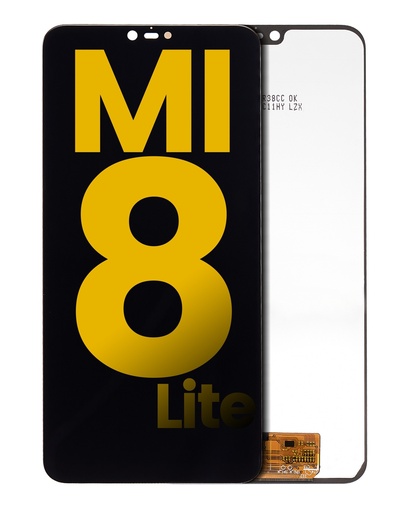 Bloc écran LCD sans châssis compatible Xiaomi Mi 8 Lite - Reconditionné - Toutes couleurs