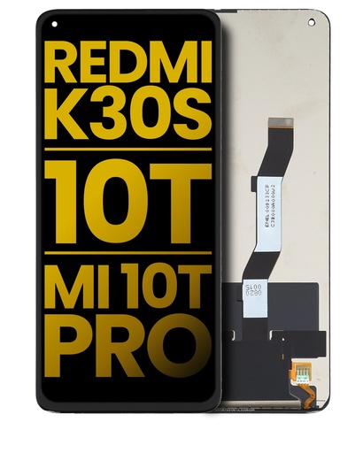 [107082104902] Bloc écran LCD sans châssis compatible XIAOMI Redmi K30S - Mi 10T - Mi 10T Pro- Reconditionné - Noir