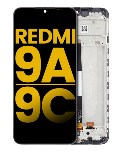 Bloc écran LCD avec châssis pour XIAOMI Redmi 9A - 9C - 9AT - Poco C31 - 10A- Reconditionné - Toutes couleurs
