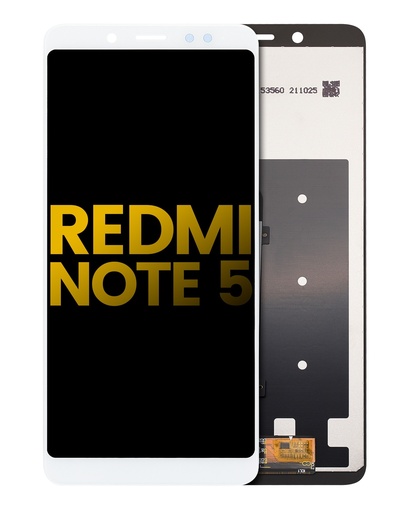 Bloc écran LCD sans châssis pour XIAOMI Redmi Note 5 - Reconditionné - Blanc
