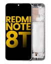 Bloc écran LCD avec châssis compatible Xiaomi Redmi Note 8T - Reconditionné - Blanc Clair de lune