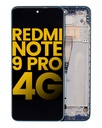 Bloc écran LCD avec châssis pour XIAOMI Redmi Note 9 Pro 4G - Reconditionné - Vert Tropical