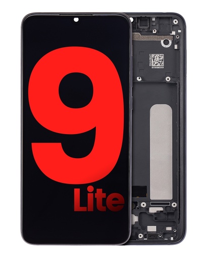 Bloc écran OLED avec châssis pour XIAOMI Mi 9 LITE - Aftermarket Plus - Gris Onyx