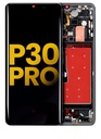 Bloc écran OLED avec châssis pour HUAWEI P30 Pro - Reconditionné - Noir