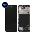 Bloc écran OLED avec châssis pour SAMSUNG M51 - M515 - SERVICE PACK - Noir