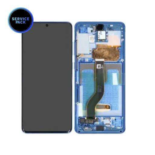 [GH82-22134H] Bloc écran OLED pour SAMSUNG S20 Plus - G985 et G986F - SERVICE PACK - Aura Bleu