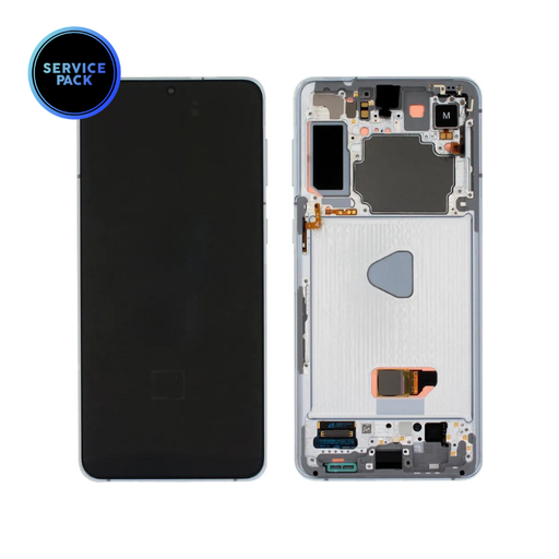 [GH82-27268C] Bloc écran OLED pour SAMSUNG S21 Plus 5G - G996 - SERVICE PACK - Argent