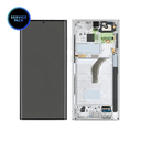 Bloc écran pour SAMSUNG S22 Ultra S908 - SERVICE PACK - Blanc