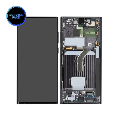 [GH82-27488A] Bloc écran OLED pour SAMSUNG S22 Ultra - S908 - SERVICE PACK - Noir
